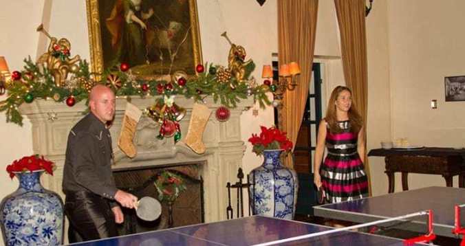Christmas Party At Wrigley Mansion