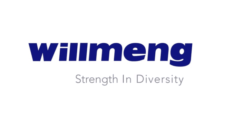 The logo for willeming, showcasing the advantages of our multi-cultural workplace in strength and diversity.