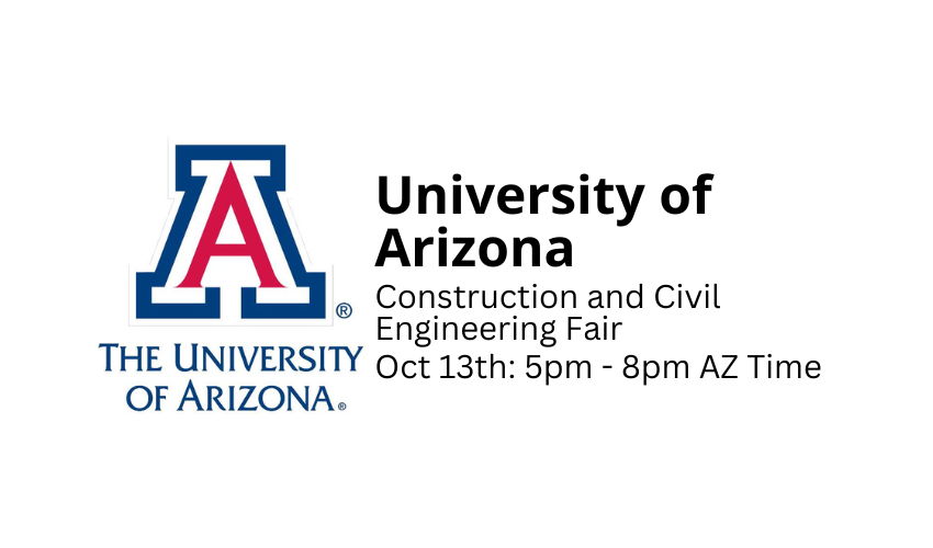 The University of Arizona Construction and Civil Engineering Fair showcases various construction careers opportunities.
