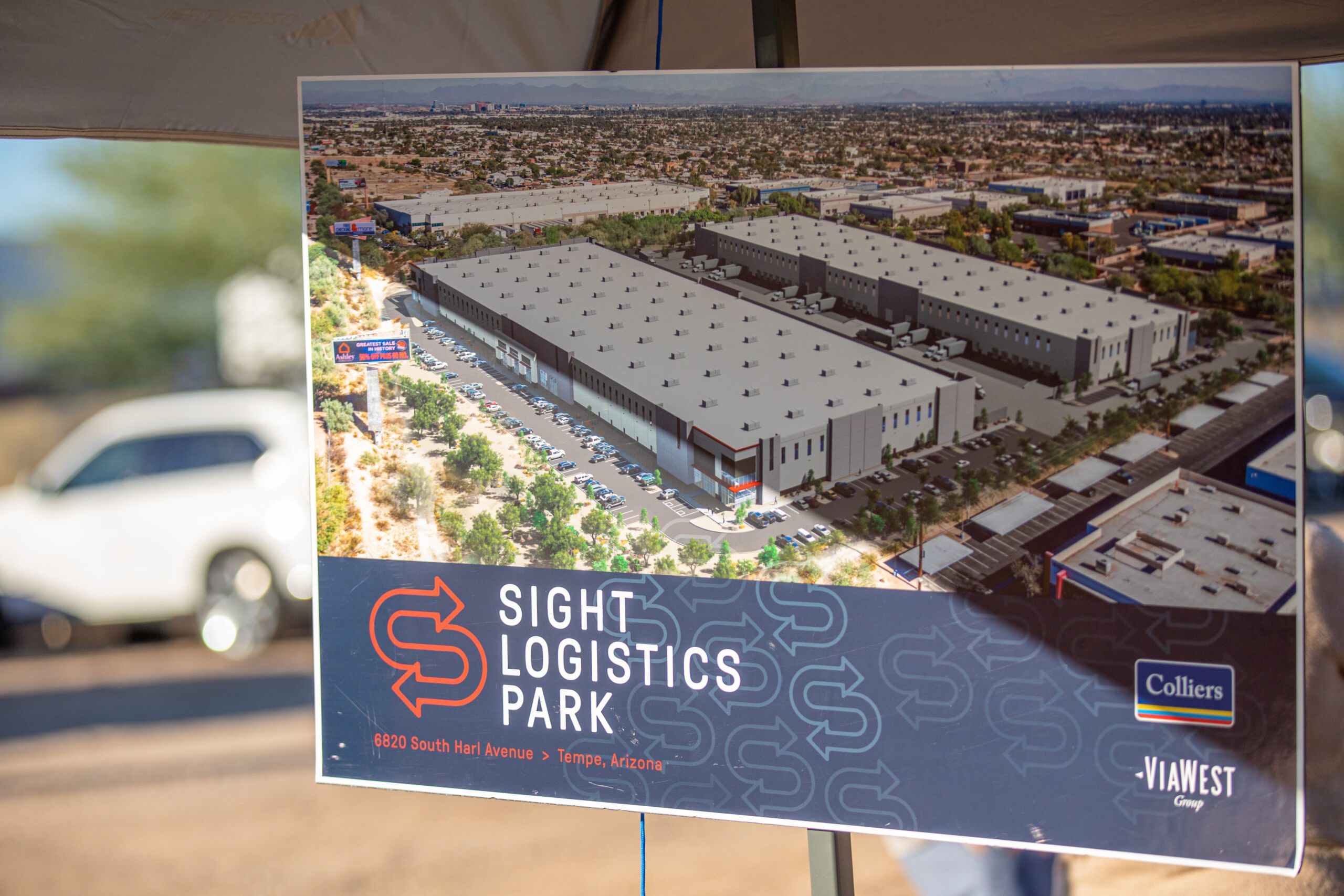 ViaWest Group breaks ground on Sight Logistics Park in Tempe, Arizona.